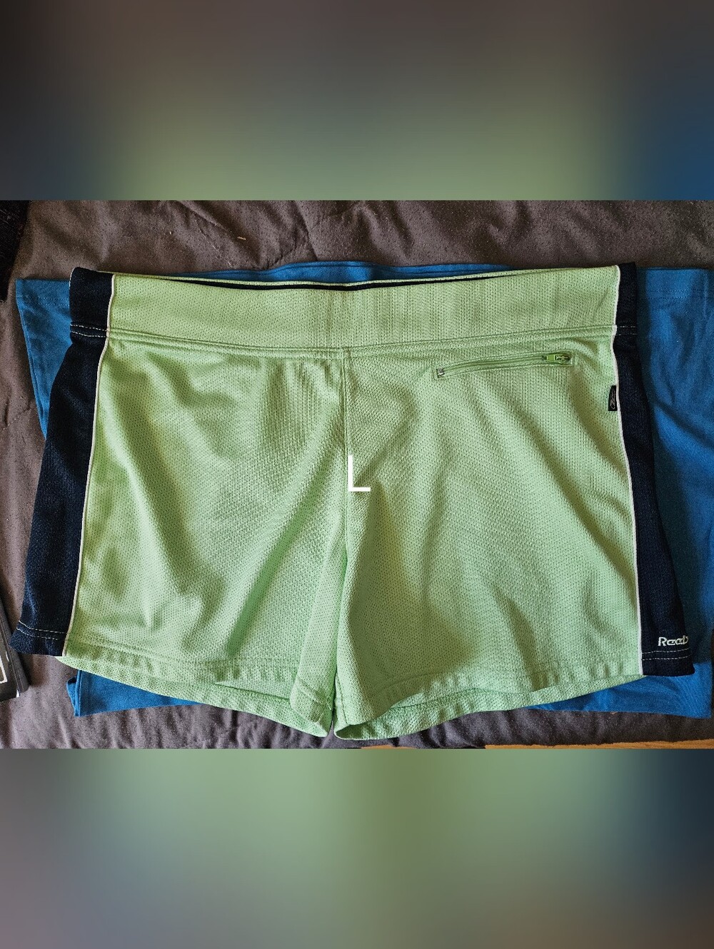 Reebok Women's Light Green Athletic Shorts